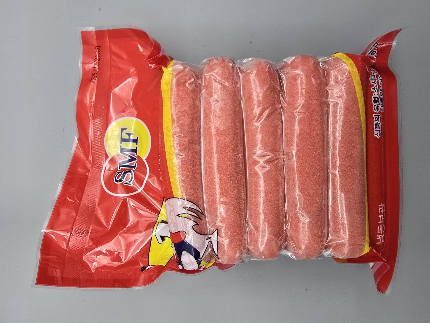 B123…냉동 세이콕까이뎅- 500g…ไส้กรอกไก่แดงยาว 500g
