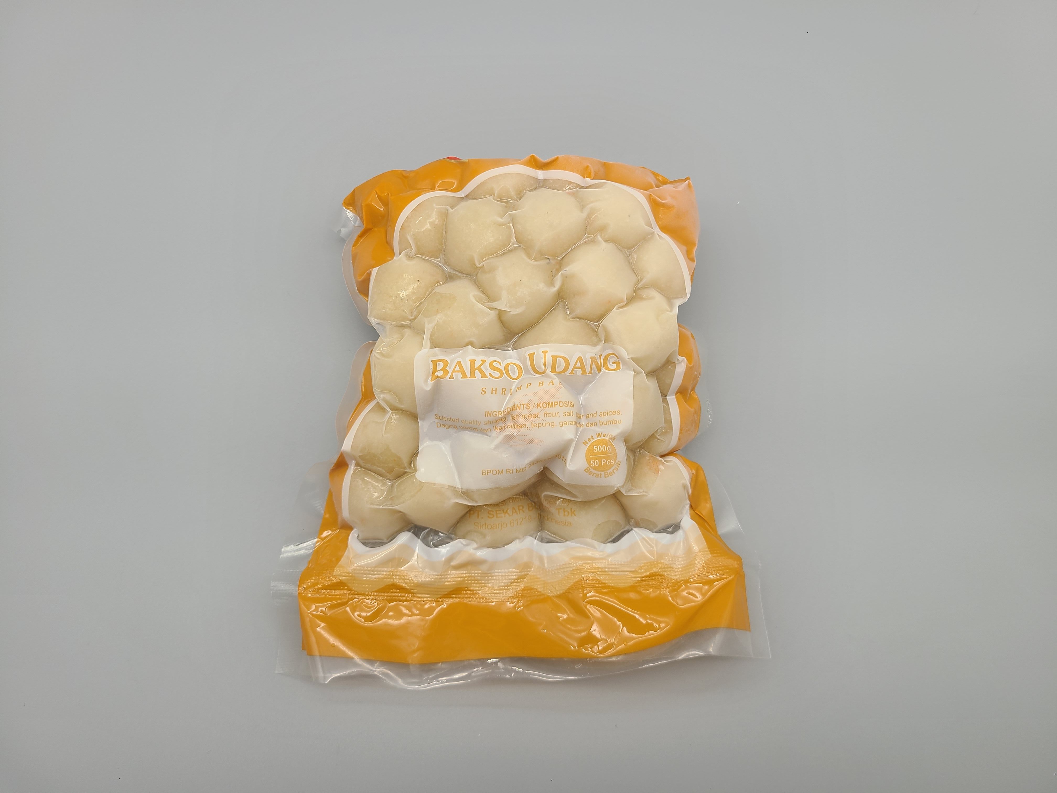 B55…냉동 새우볼 500g…ลูกชิ้นกุ้ง 500g
