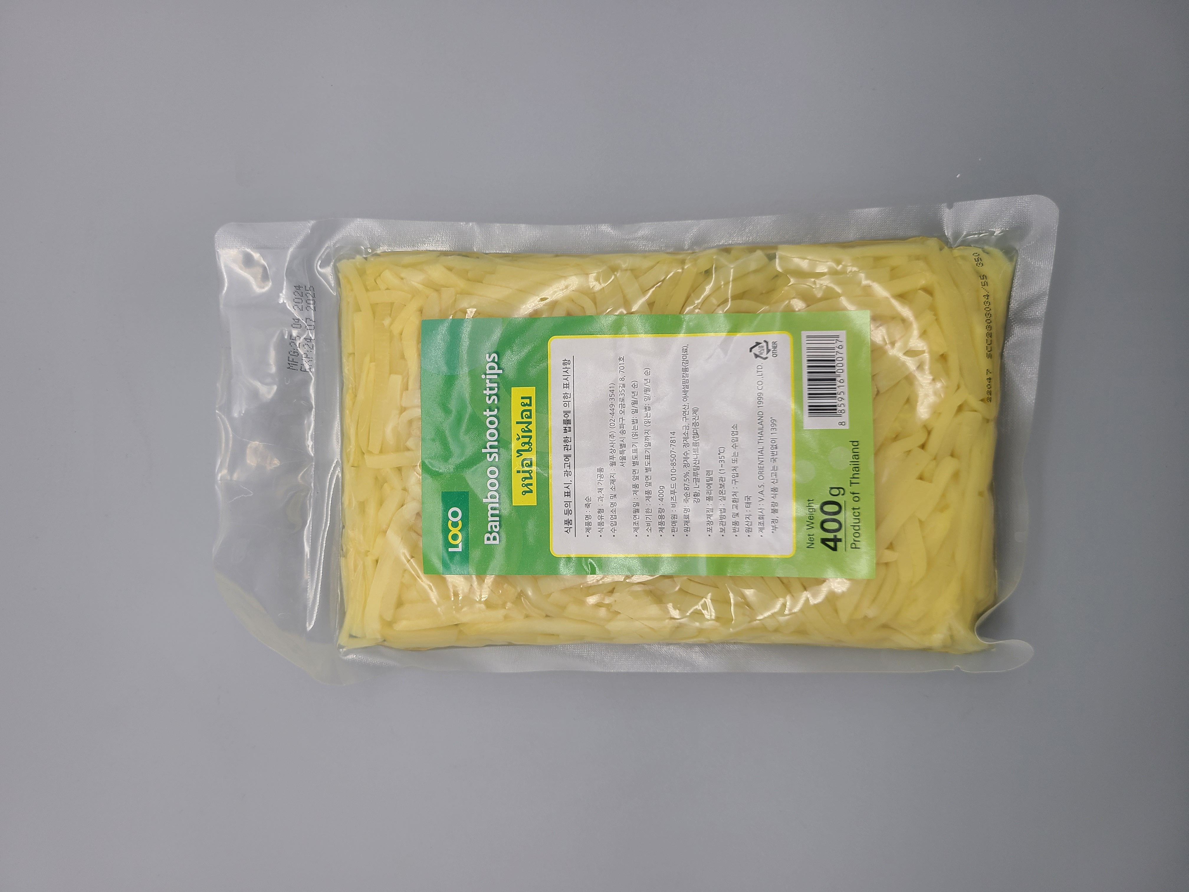 D176…죽순채-400-노랑…หน่อไม้ฝอย 400g
