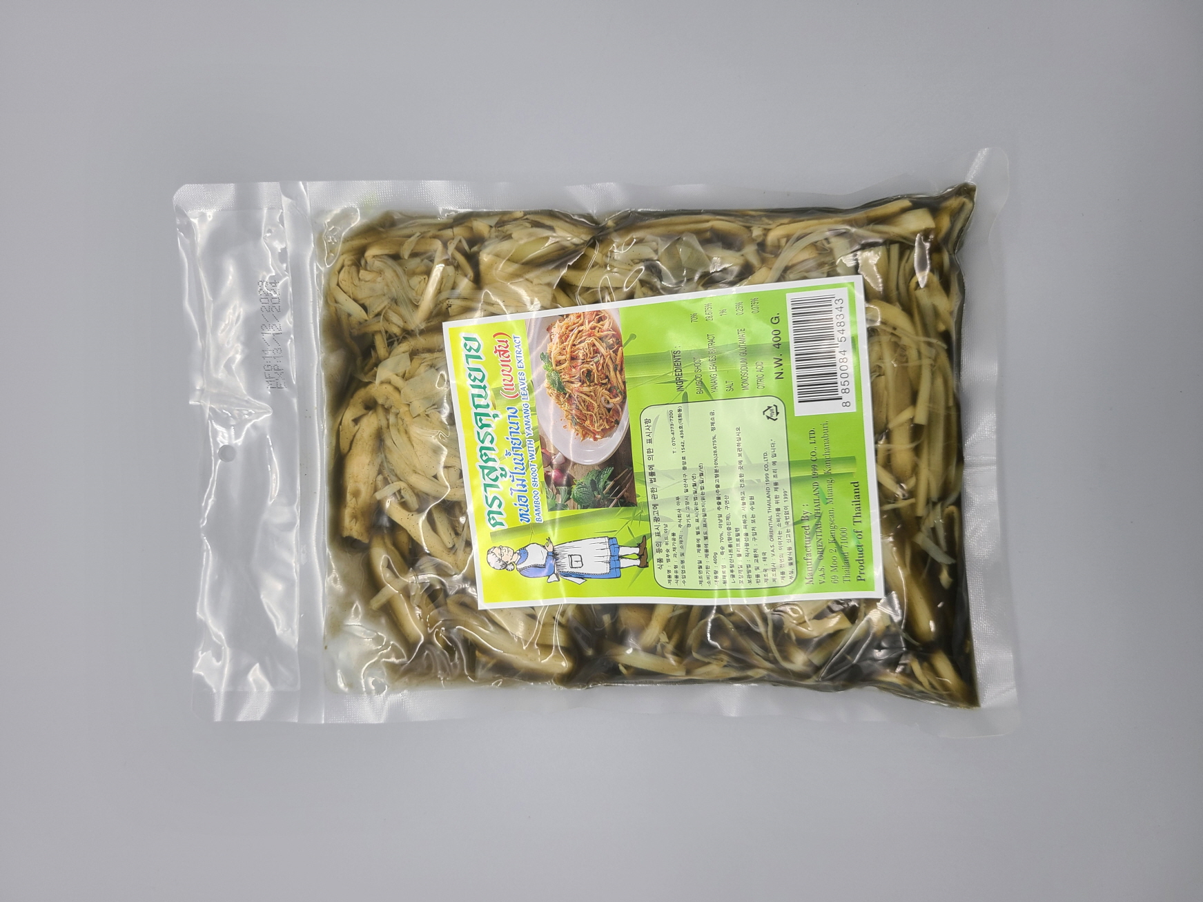 D180…야낭죽순채-예 400g…หน่อไม้น้ำย่านาง 400g