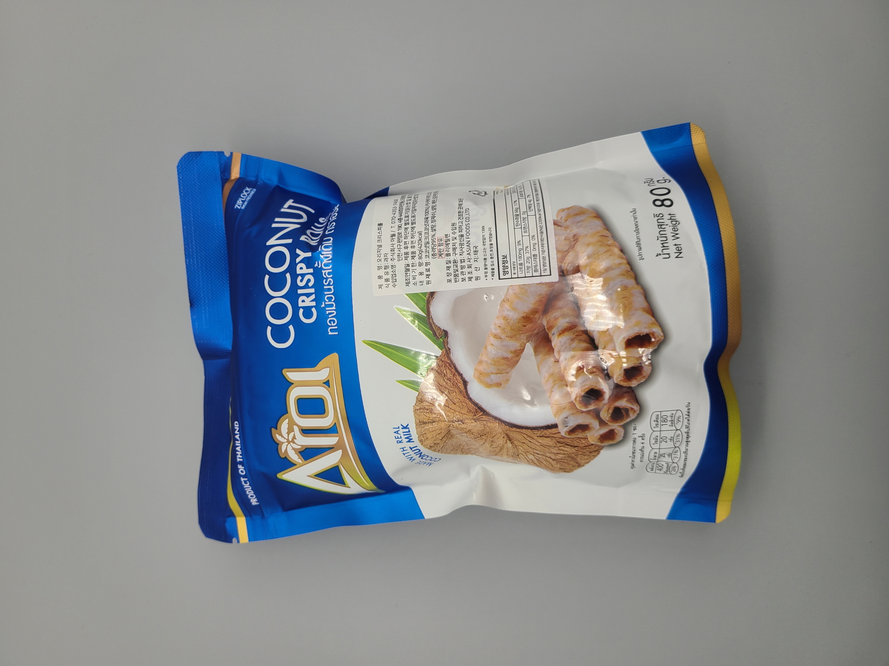 E120…크리스피롤-오리지널 80g…ทองม้วนรสดั้งเดิม 80g