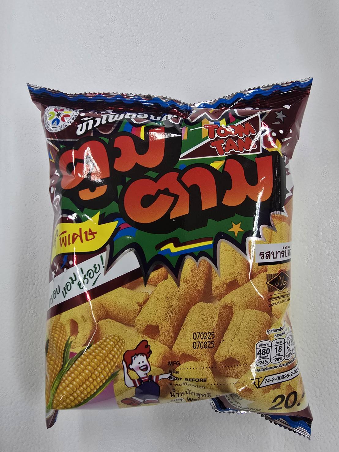E126…뚬땀과자 91g…ข้าวโพดอบตูมตาม