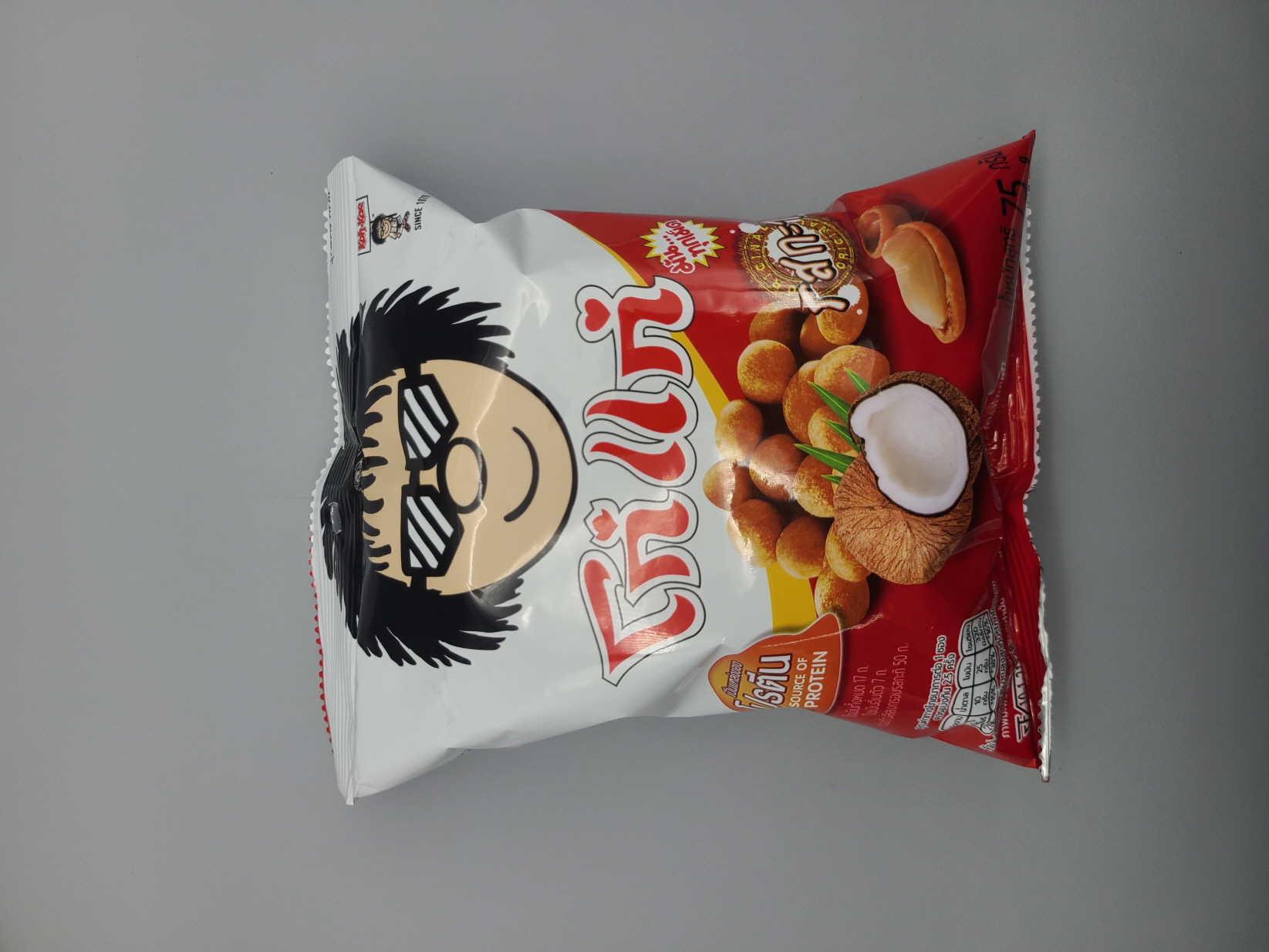 E128…고케 봉지 75g…โก๋แก่รสกะทิ 75g