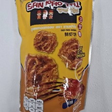 E149…새우스낵 35g…กุ้งแพทอด35g. สไปซี่