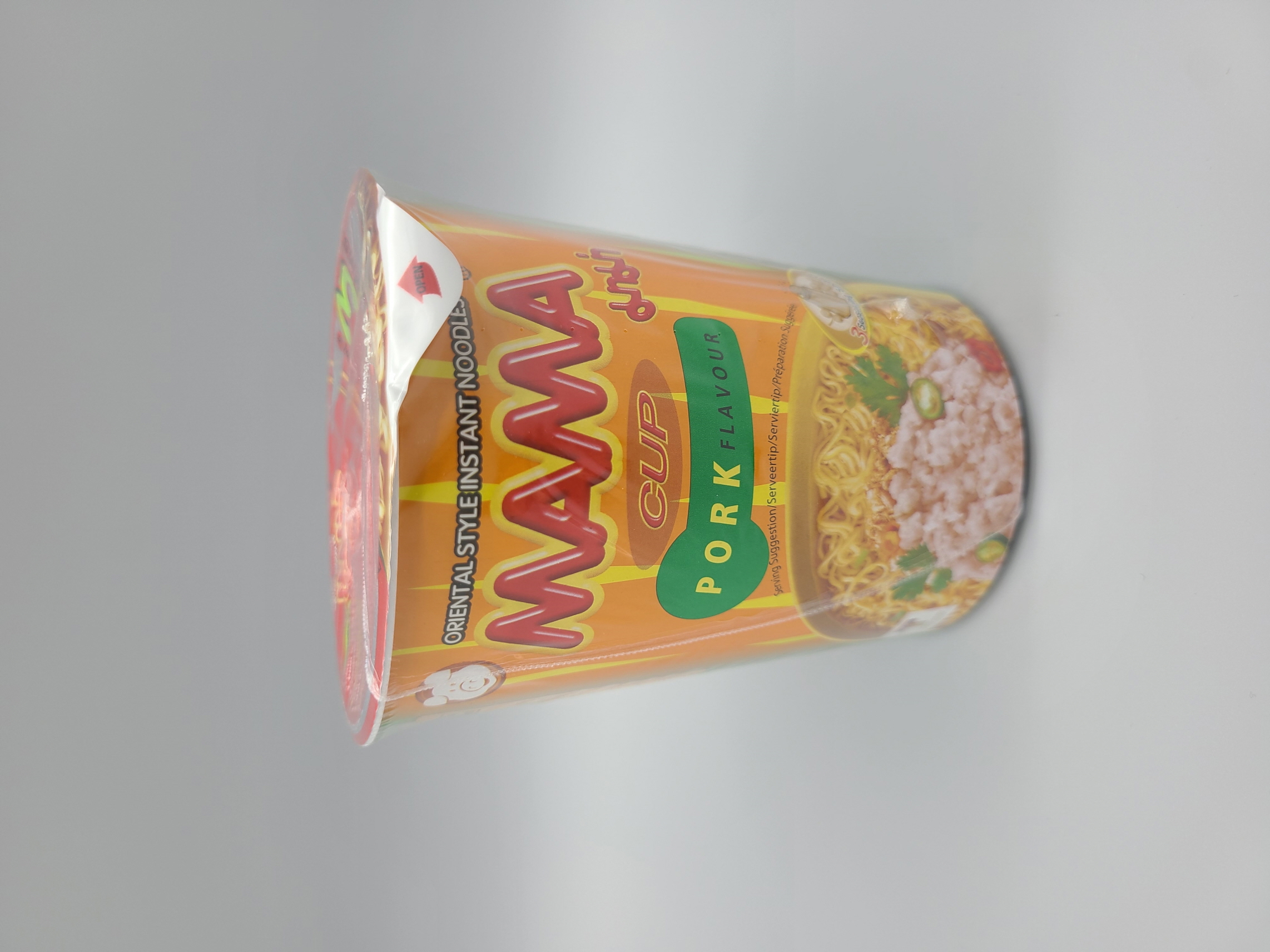 E22…마마컵라면 포크 70g…มาม่าคัพหมูสับ 70g
