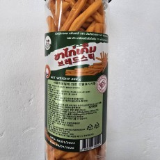E63…카까이(굵은것)-브레드스틱 200g…ขนมขาไก่รสเค็ม 200g
